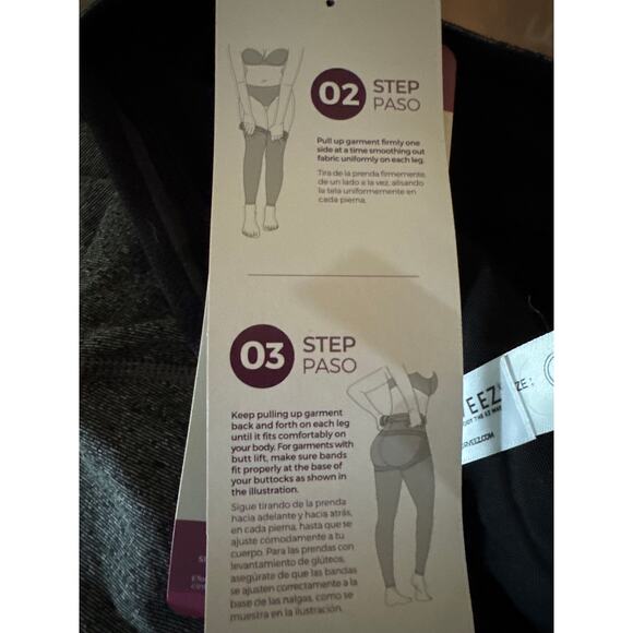 Brand New Curveez Women's Medium Curvy Hi Waist Shaping Leggings Grey - Picture 12 of 14